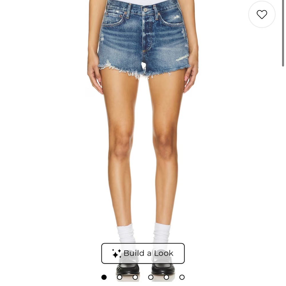Agolde size 23 denim parker vintage shorts